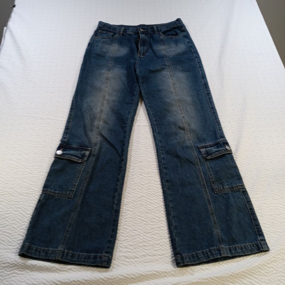 Cider Wide-Leg Women’s Cargo Jeans
